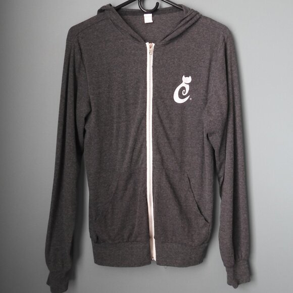 Cat Lady Long Sleeve Zipper Jacket/Hoodie, Medium - Picture 1 of 8